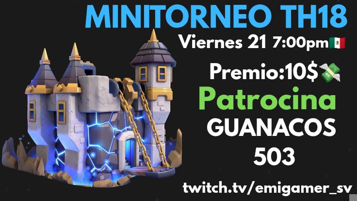 Viernes!!!
Calentando PAL fin de mes!!!😍

✅Modo Esports
✅1vrs1
✅Para participar solo debes estar en el directo y mandar solicitud al clan.

📺twitch.tv/emigamer_sv 
📺tiktok.com/@emirodriguez0…

Compartan!!!♥️