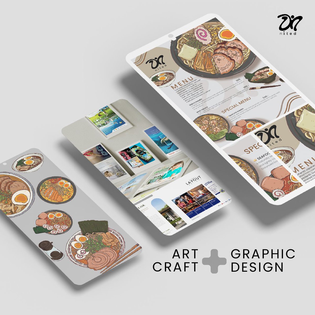 Nited__Official's tweet photo. Art + Graphic = My Signature Style 🎨➕💻
เริ่มจากภาพวาดที่ตั้งใจ → สู่ดีไซน์ที่ใช้งานได้จริง

#ArtToDesign #วาดก็ได้ออกแบบก็ได้ #ครบจบที่เดียว
#HandDrawnToGraphic #IllustrationAndDesign
#งานวาดพร้อมใช้งาน #GraphicDesignerTH https://t.co/FqLJX9DFYv