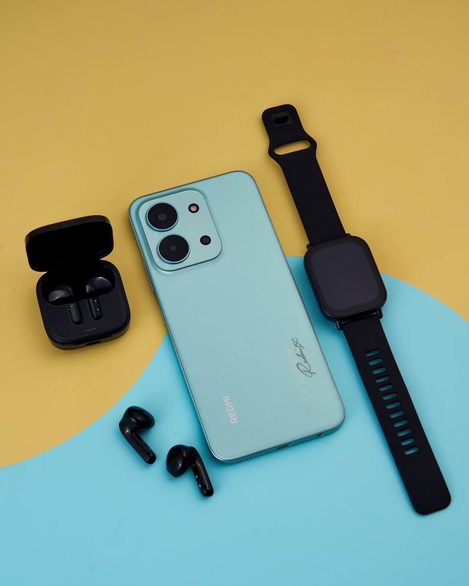 Xiaomi_Kenya's tweet image. This Friday, you may have this combo complete
Its easy, just buy REDMI 15C and enter into our lucky draw, where you can get Redmi Buds 6 Play or Xiaomi Smartwatch 5 active.
Its all about #XiaomiBlackFriday campaign.

#SmartLifeSmarterDeals 
#REDMI15C