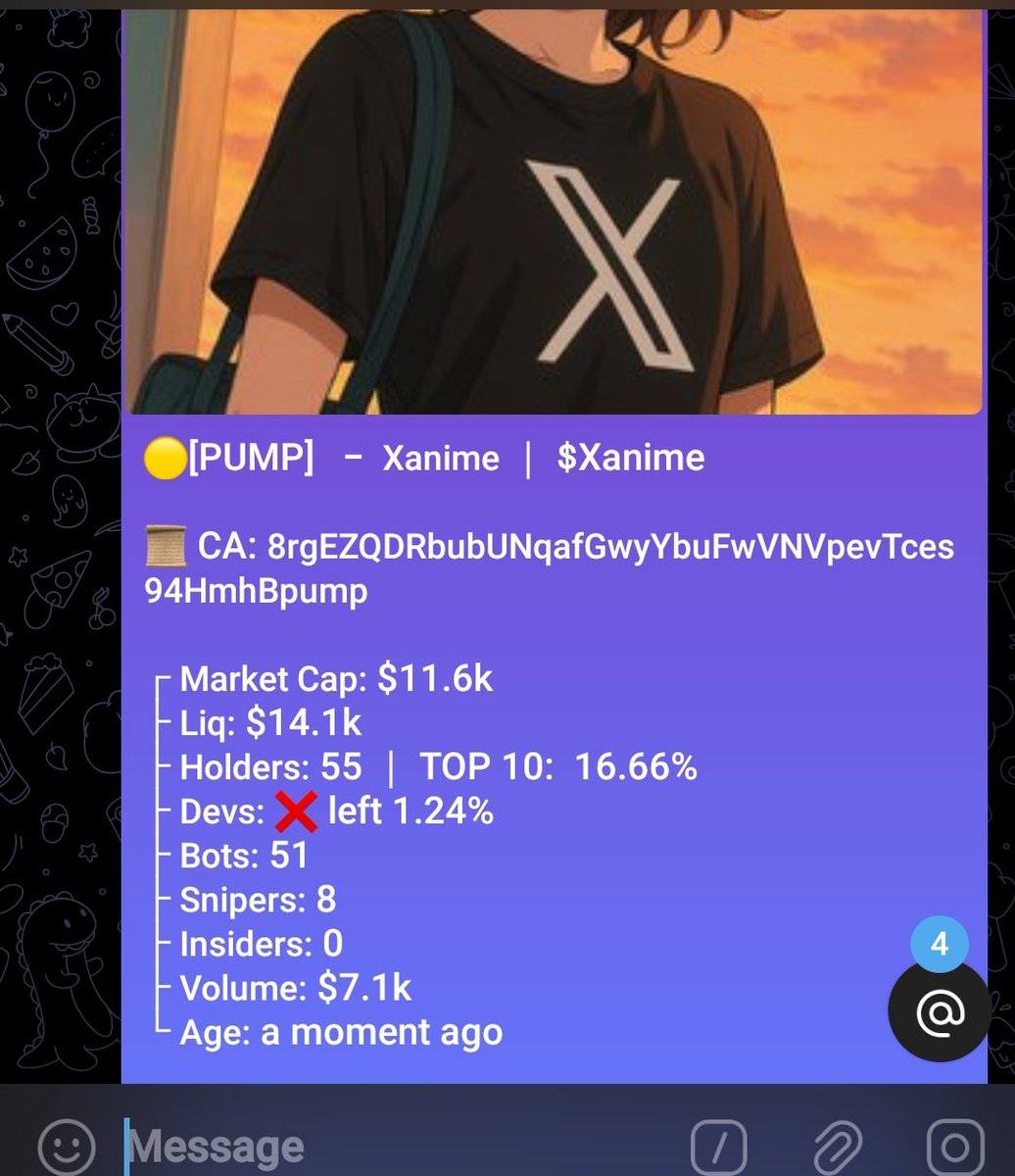 blum0x_gems15's tweet image. 3x 
$XANIME.

8rgEZQDRbubUNqafGwyYbuFwVNVpevTces94HmhBpump