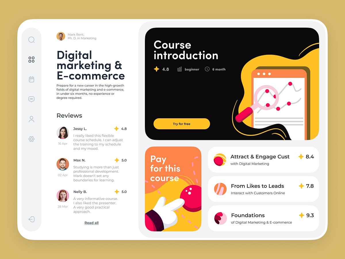 iamweirdwarwick's tweet image. Day 4 of showing up

Another design drop ✨very good 1 tho

👨‍💻 Frontend Devs:
Would you build this with CSS Grid or Flexbox? Why?

🎨 UI/UX Designers:
If you had to simplify one element, what would it be?

Your insights helps us improve.
#100DaysOfDesign #FrontendDev #UIUXDesign