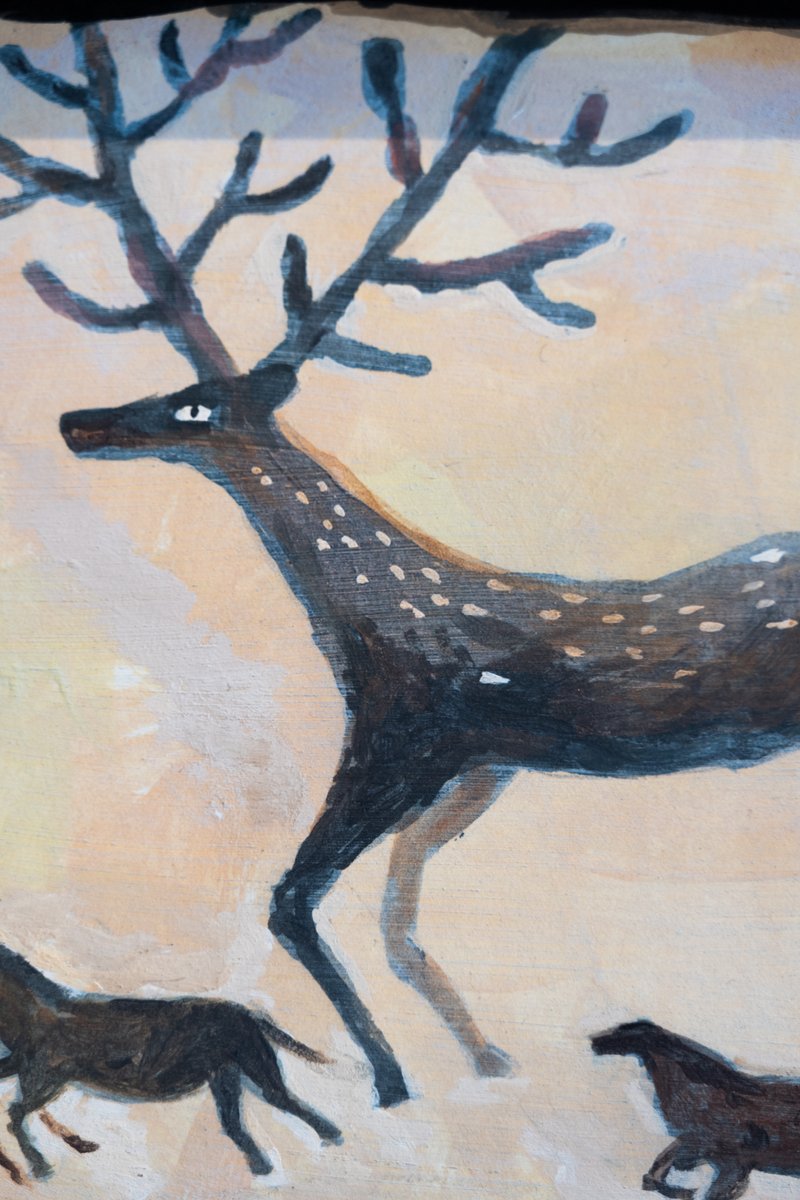 中村茉優子さんの初個展portal
本日から4日間の開催。

大小さまざまな作品が並びます。写真2枚目のDMの絵は、店頭で配布している11月の展示スケジュールの表紙に使用させていただいた作品。

1-6.jp/portal
---

portal
中村茉優子 個展

2025.11.21 fri – 24 mon
12:00-19:00
Room1