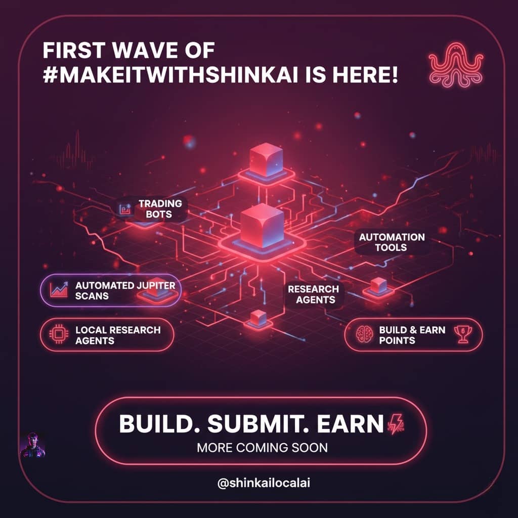Liembriel's tweet image. First Wave of #MakeItWithShinkai Is Here
@ShinkaiLocalAI 

The first entries for #MakeItWithShinkai are already coming in, and the excitement is real. People are showing what they can build with Shinkai agents, and the results are powerful.

We are seeing traders automate their…