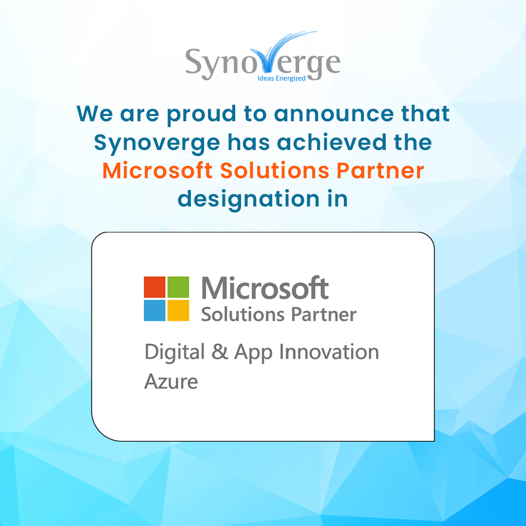 Synoverge's tweet image. This milestone strengthens our ability to deliver secure, scalable, and innovative cloud solutions that empower our clients in their digital transformation journey.

A big thank you to our team and clients for their trust and support.

#MicrosoftPartner #MicrosoftAzure #Synoverge