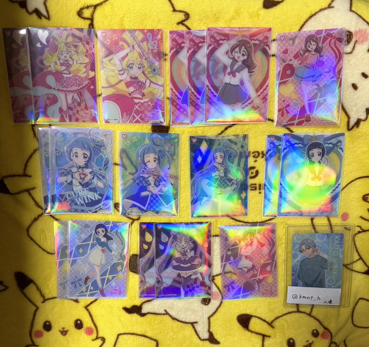 kmnt_h's tweet image. プリキュア キラキラカードグミ グミカ クリアカードコレクション クリカ

譲→画像1〜3

求→響カイト
グミカ &amp;gt; クリカNo23 &amp;gt; No30 &amp;gt; 1枚100円+送料

グミカカイト含む場合比率違い◎

場所により岐阜県内、一宮、名古屋手渡し可能
近い場合手渡しだと助かります。

お気軽にお声かけ下さり！