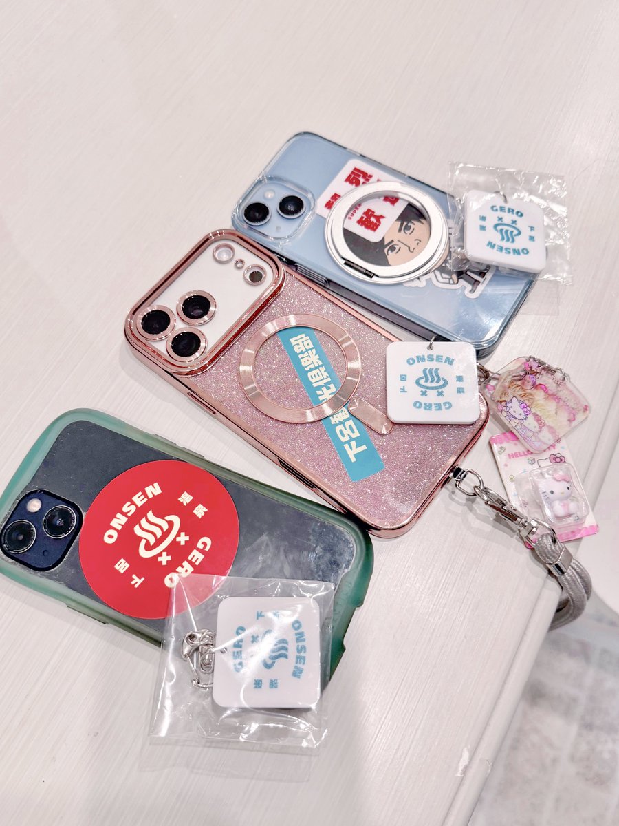井口さんが買ってくれたお土産
みんなつけてます♡\(*´  `)/
上からしんいちさん、私、スギちゃん🐥

いつでもおとばんカムバお待ちしています❣️ https://t.co/AD5x0LQlQa