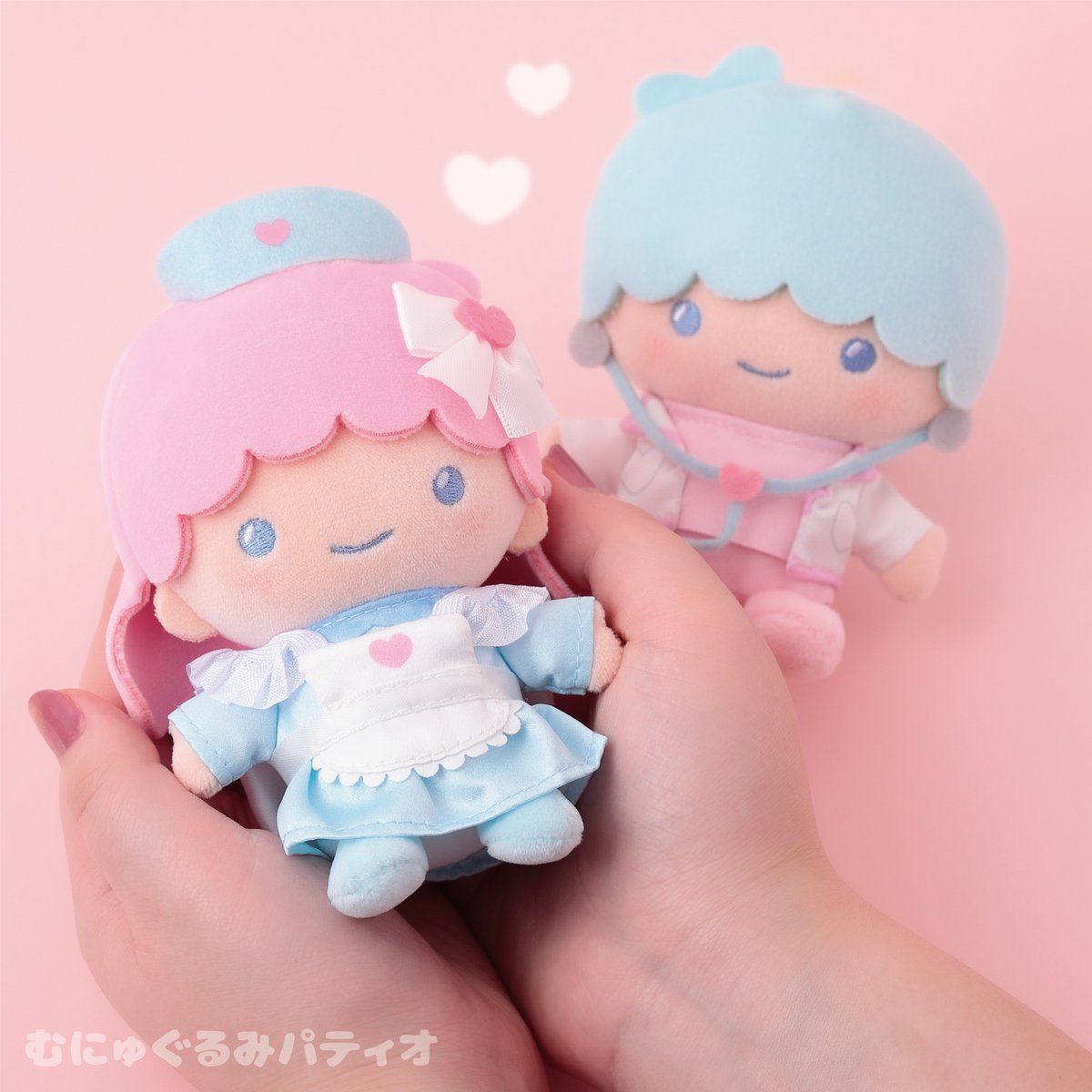 サンリオ ナース服 こぎみゅん 10体セット　むにゅぐるみマスコット ハートのデザインがかわいい♡サンリオキャラクターズより「ドクター