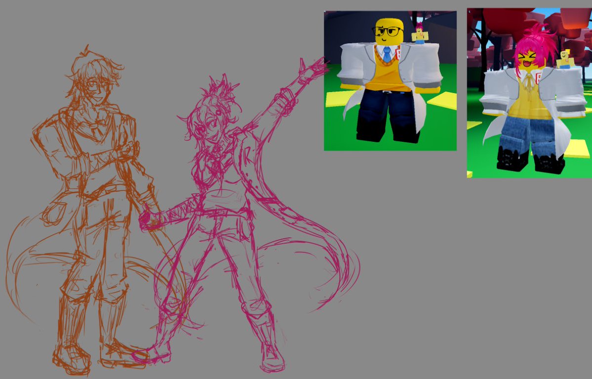 batter_sempai's tweet image. Well, one thing good that came out of Forsaken turning out like THAT is that I want to work on my take of Roblox myths/hackers/admins again. So expect more of them.

I&apos;ll be putting them under the name and tag All In Good Fun. Here&apos;s some stuff I made. #robloxart #robloxmyths