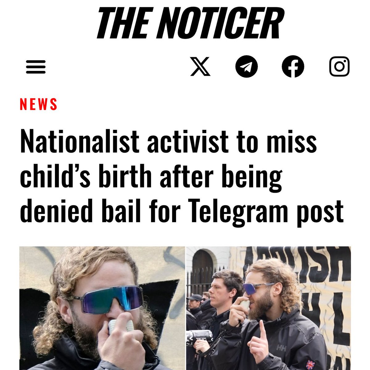 aus_pill's tweet image. Joel Davis will miss the birth of his child because he was denied bail today after being arrested yesterday over a Telegram post. 

In the since deleted Telegram post he directed people to “rhetorically rape” a politician, i.e instructing his followers to reply en masse to her…