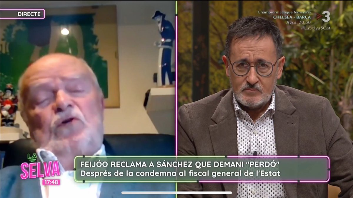 Bart045603771's tweet image. Es curioso que ayer las televisiones sacaran en procesión a la misma momia para echar pestes de la condena al Fiscal General del Estado... 🤔🤔🤔 
¿No había más exmagistrados?