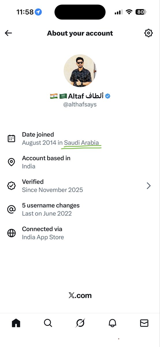 انضمّيت لـتويتر في 2014 يوم كنت عايش في السعووديّة 🇸🇦