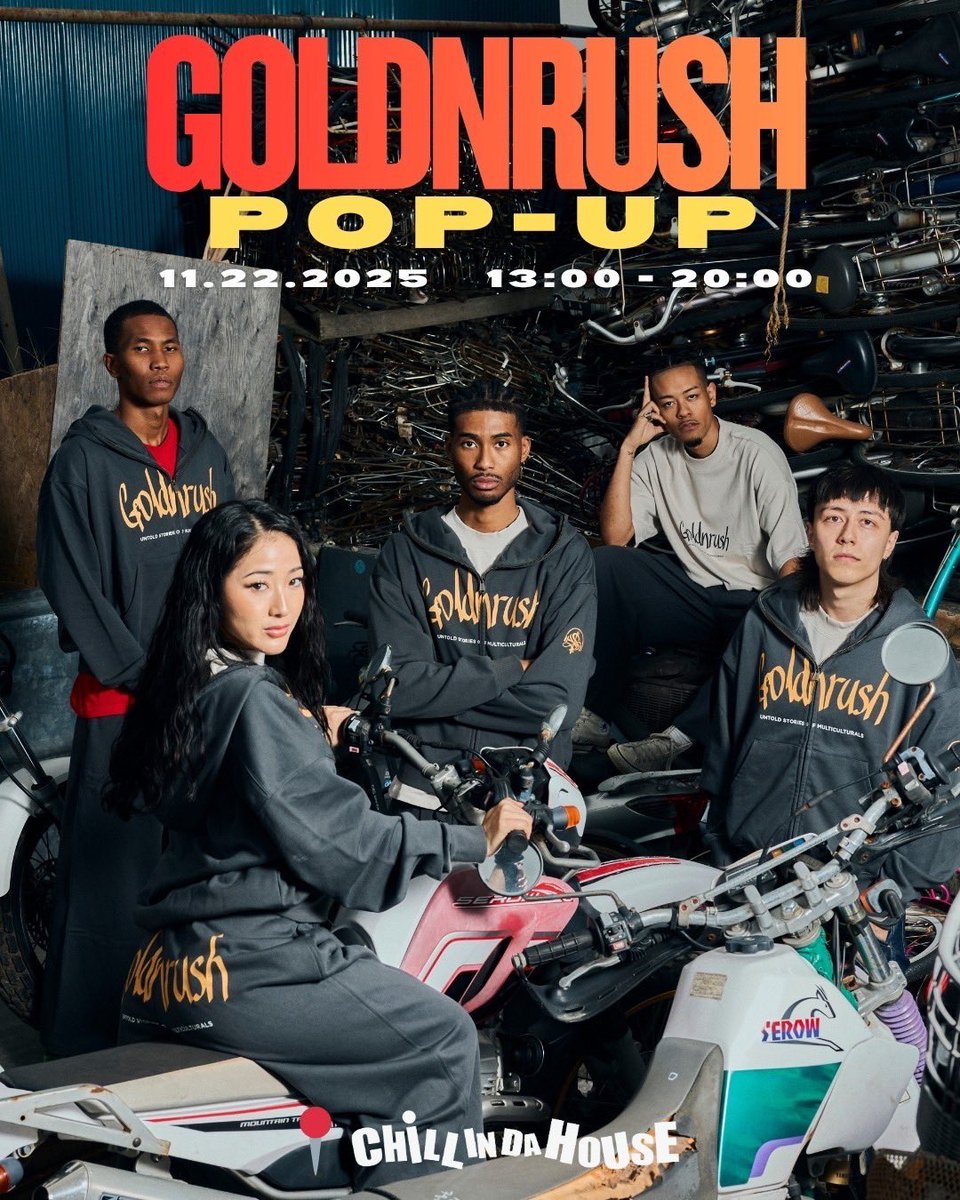 GOLDNRUSH POP-UP
at CHILL IN DA HOUSE

2025.11.22 (Sat)
13:00 – 20:00

<a href="/goldnrushpod/">GOLDNRUSH PODCAST</a> <a href="/isaacytakeu/">Isaac Y. Takeu</a>