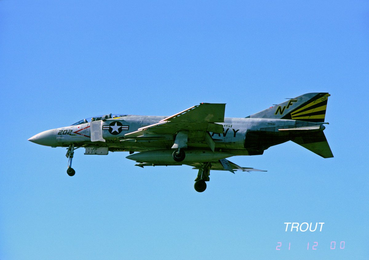 #PhantomFriday  F-4S  NF202  1982年1月厚木基地
