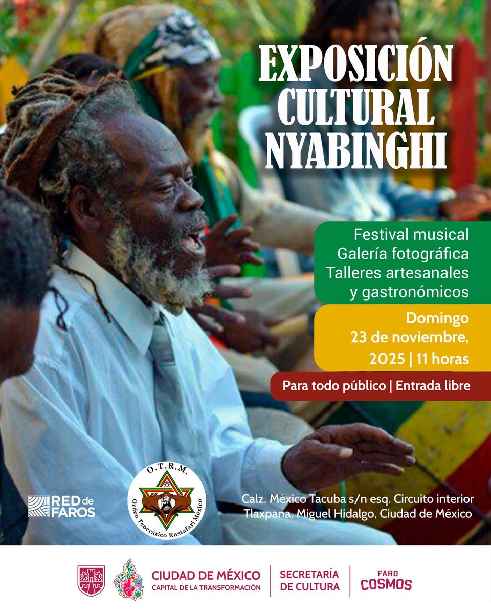 BEATSESSIONS1's tweet image. Siempre tengo claro el trabajo que tengo por delante. Prepárate para un momento de música en vivo y unidad bajo las estrellas. Donde el reggae cobra vida. 

Domingo 23 de noviembre, 2025.
@lafarocosmos 
11:00 hrs 
Entrada libre