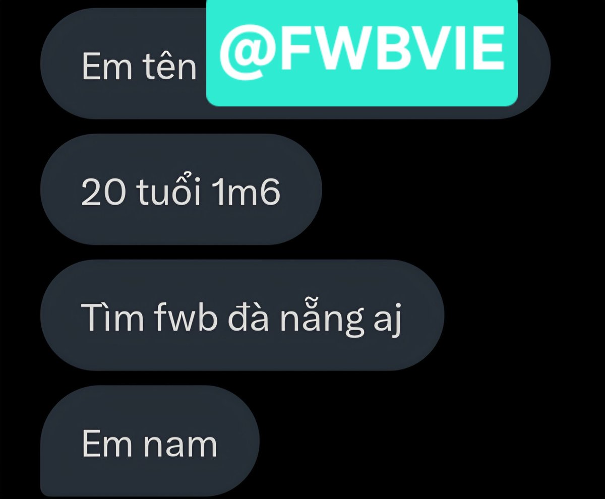 Cộng Đồng FWB Việt Nam( trang chính thức) tweet media