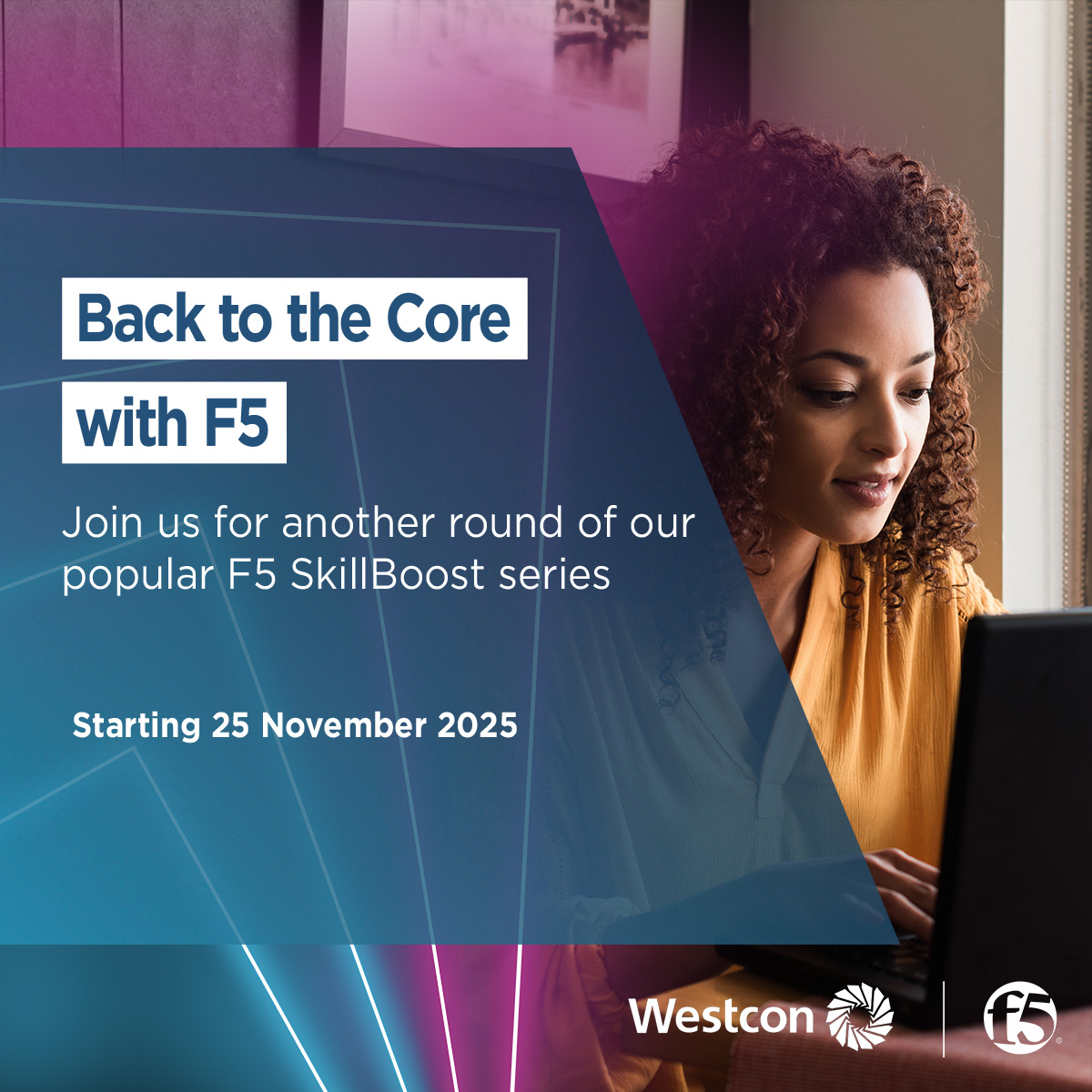 WestconSSA's tweet image. Don&apos;t miss your chance to build stronger F5 skills. Our SkillBoost series starts 25 Nov and covers traffic management, application security and access control.
 Secure your seat: okt.to/Z2Y9u6
 #F5 #F5SkillBoost