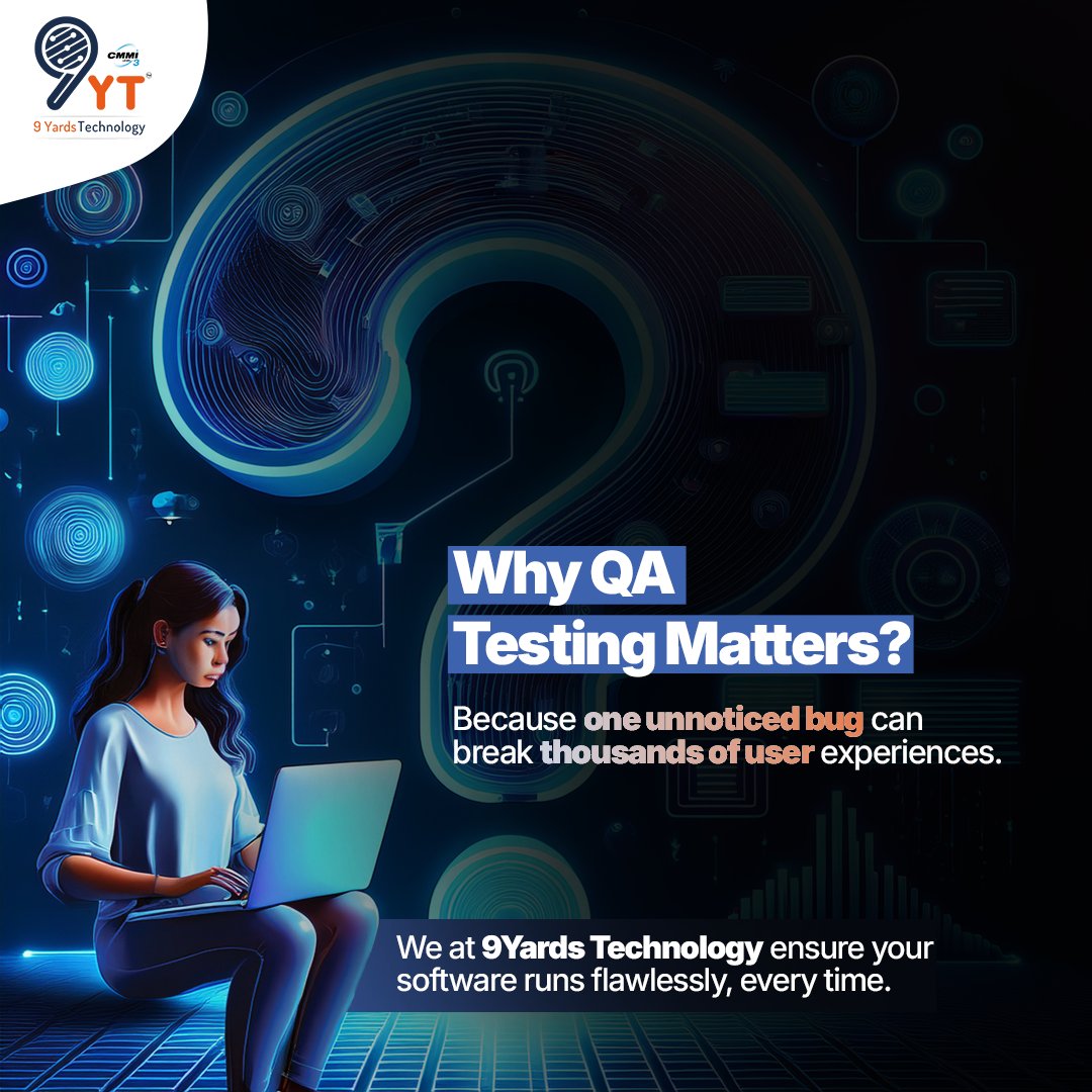 9YardsTech's tweet image. 𝐐𝐮𝐚𝐥𝐢𝐭𝐲 𝐢𝐬 𝐧𝐨𝐭 𝐚𝐧 𝐨𝐩𝐭𝐢𝐨𝐧, 𝐢𝐭’𝐬 𝐚 𝐜𝐨𝐦𝐦𝐢𝐭𝐦𝐞𝐧𝐭.

At 9 Yards Technology, our 𝐐𝐀 experts ensure every line of code is tested, validated, and ready for flawless performance.

#QATesting #SoftwareTesting #9YardsTechnology #QualityAssurance