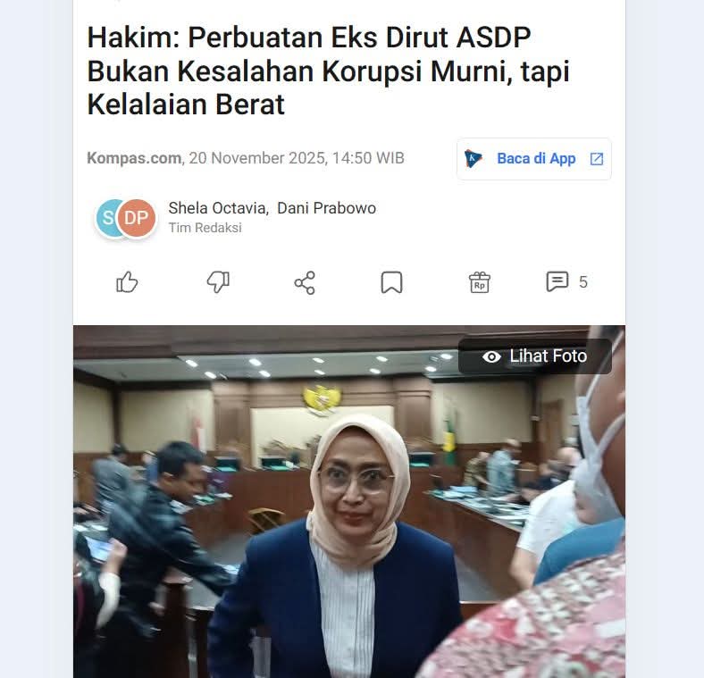 Bagaimana dgn kebijakan yg berakibat hutang negara menumpuk, BUMN jadi semaput
HGU yg panjang sampai anak cicit yg menjadikan SDA terjual dll.
Pejabat negara itu seolah sopir Bus besar jika dia lalai dgn manuver hingga nabrak dan penumpang luka dan mati sopir dihukum