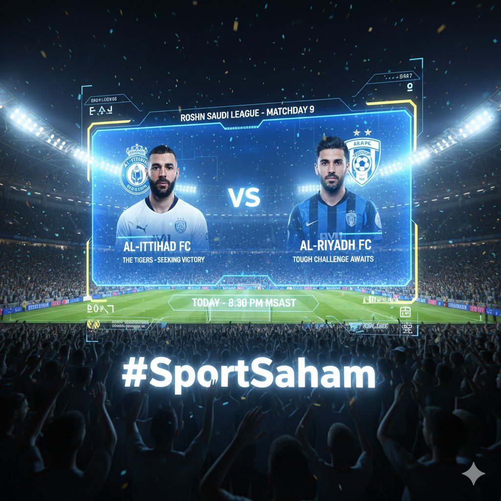 #سبحان_الله | #الحمد_لله | #الله_أكبر
​🔥 صراع النقاط #الاتحاد_الرياض اليوم! 
 الاتحاد يدخل مواجهة الليلة أمام الرياض بهدف واحد: العودة إلى سكة الانتصارات وتأمين النقاط الثلاث في موقعة جدة. 
​هل ينجح النمور في تجاوز عقبة الرياض اليوم؟ توقعاتكم لنتيجة المباراة! 👇
​#صحم_سبورت