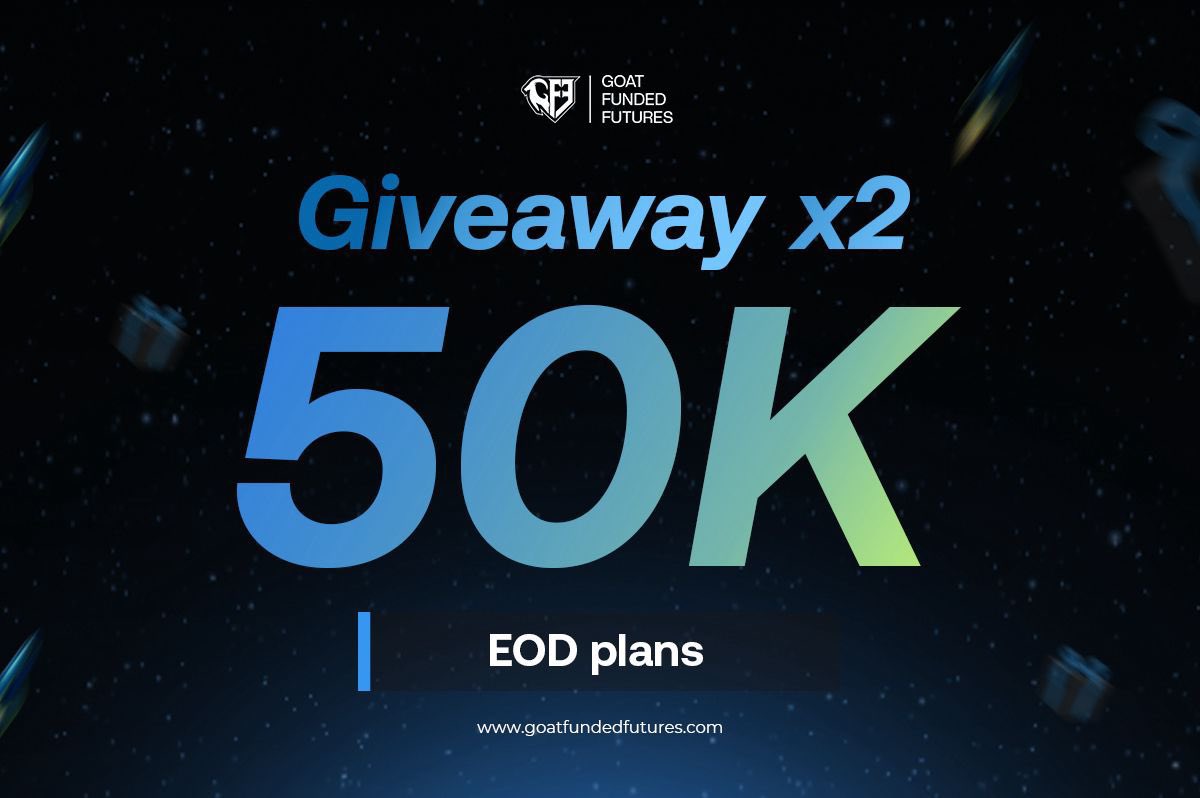 🚨 $100K GIVEAWAY 🚨
I’m giving away 2 × $50K EOD Plans with Goat Funded Futures. Let’s run it up. ⚡️

How to enter:
1️⃣ Follow <a href="/arhmad_bbn/">Yøung Trader</a> @gffutures <a href="/nxthanjoubert/">Naz</a> @edwardxlreal <a href="/Fateemafx/">𝐇𝐮𝐬𝐭𝐥𝐞 𝐐𝐮𝐞𝐞𝐧</a> 

2️⃣ Sign up here 👉 ( checkout.goatfundedfutures.com/aff/133/ )

3️⃣ Join the Discord:
