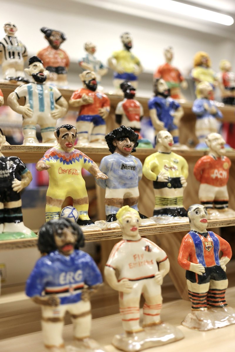 【貴重】サッカーフィギュア 10体セット 11/22（土）23（日） 陶器ブランドFOOTPOTTとサッカーフィギュアの展示