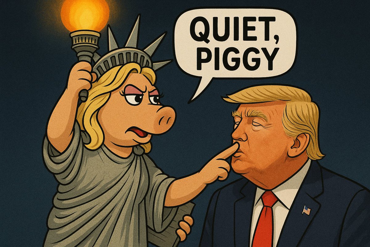 Who are you calling piggy, you fascist pig 🐽? #quietpiggy