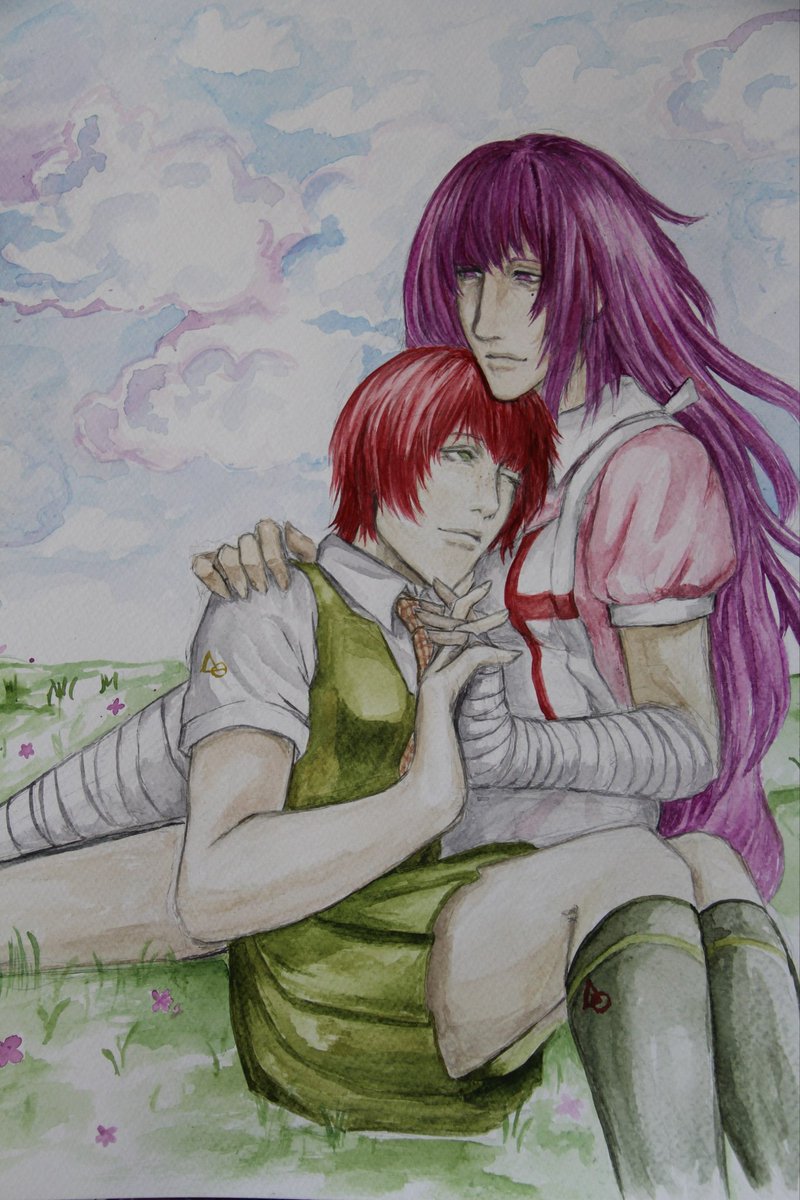 LavinReverie's tweet image. [NOT A SHIP] I drew this for a dear friend of mine because we liked the vibe between the characters… Unfortunately it didn’t turn out that well. #Danganronpa characters are really hard to draw in my style😭

#MahiruKoizumi x #MikanTsumiki