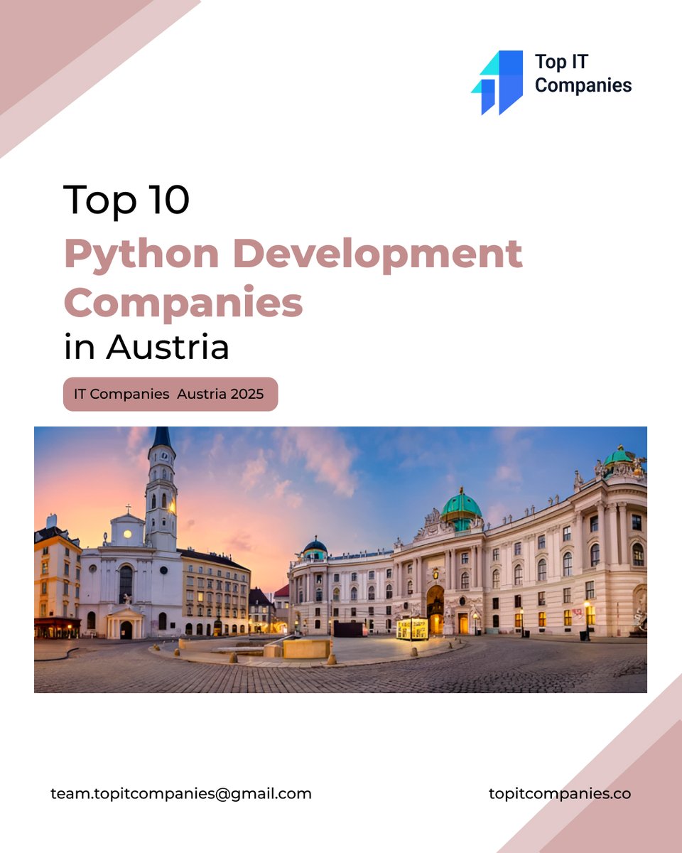 BCorse75470's tweet image. Unlock innovation with the leading Python development experts in Austria! 
From AI solutions to scalable enterprise applications, these top companies are shaping the future of tech. Ready to discover the best in the industry? 🚀

#PythonDevelopment #AustriaTech #TopCompanies