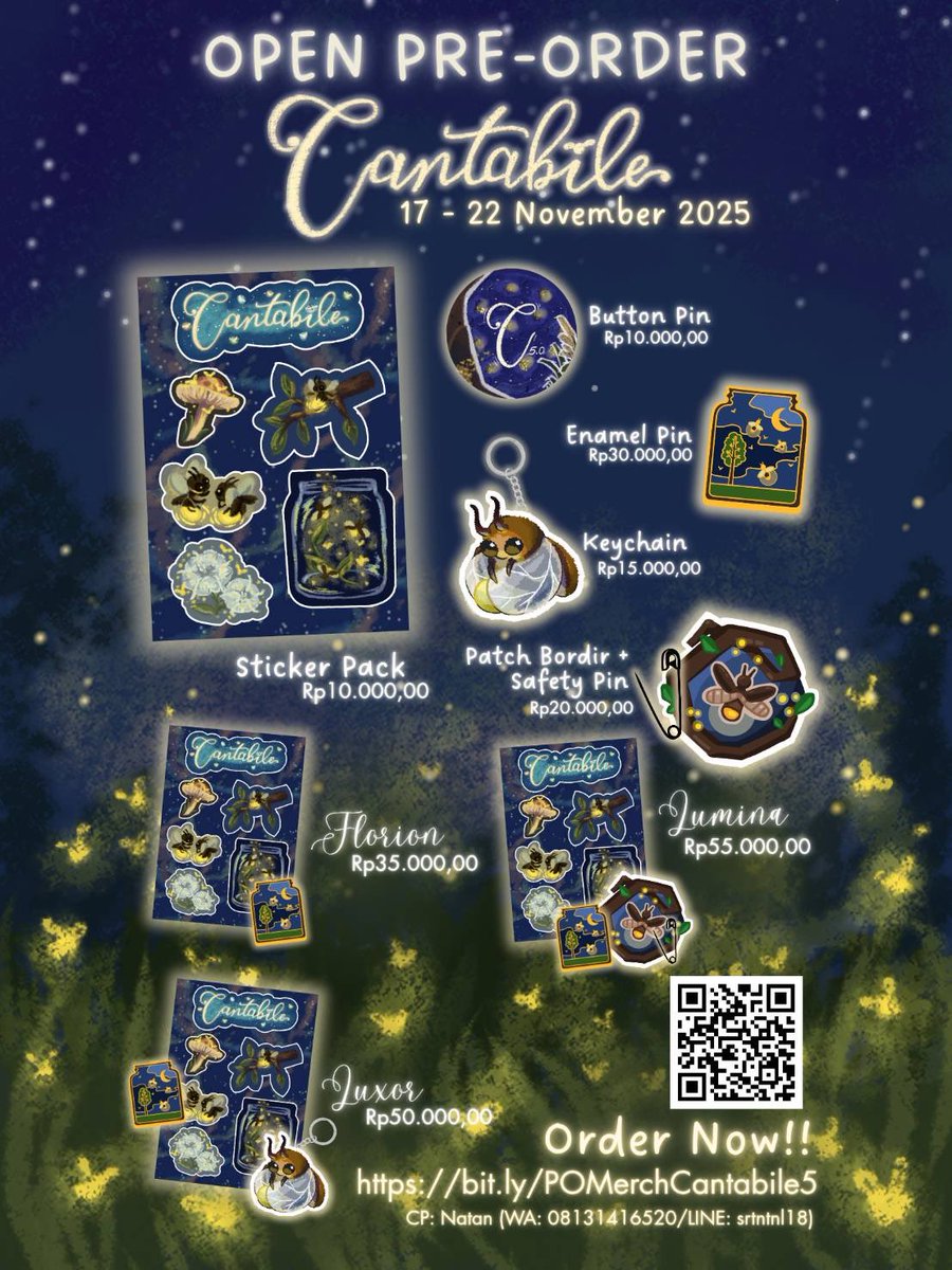 psmitb's tweet photo. 😆 Tor monitor ketua!
Cantabile 5.0 punya merch keren! 🤯🌟
Ada: Button, Keychain, Patch, Enamel, Sticker + old merch ⭐️

PO sekarang! 🔗 https://t.co/DhfkjFNFg4
Old merch super limited! 🔗 https://t.co/9GG4Gwq41k

🗓️ 18–22 Nov 2025
CP: Natan ’24 — srtntnl18 / 081314156520 https://t.co/CoFK6A3zzp