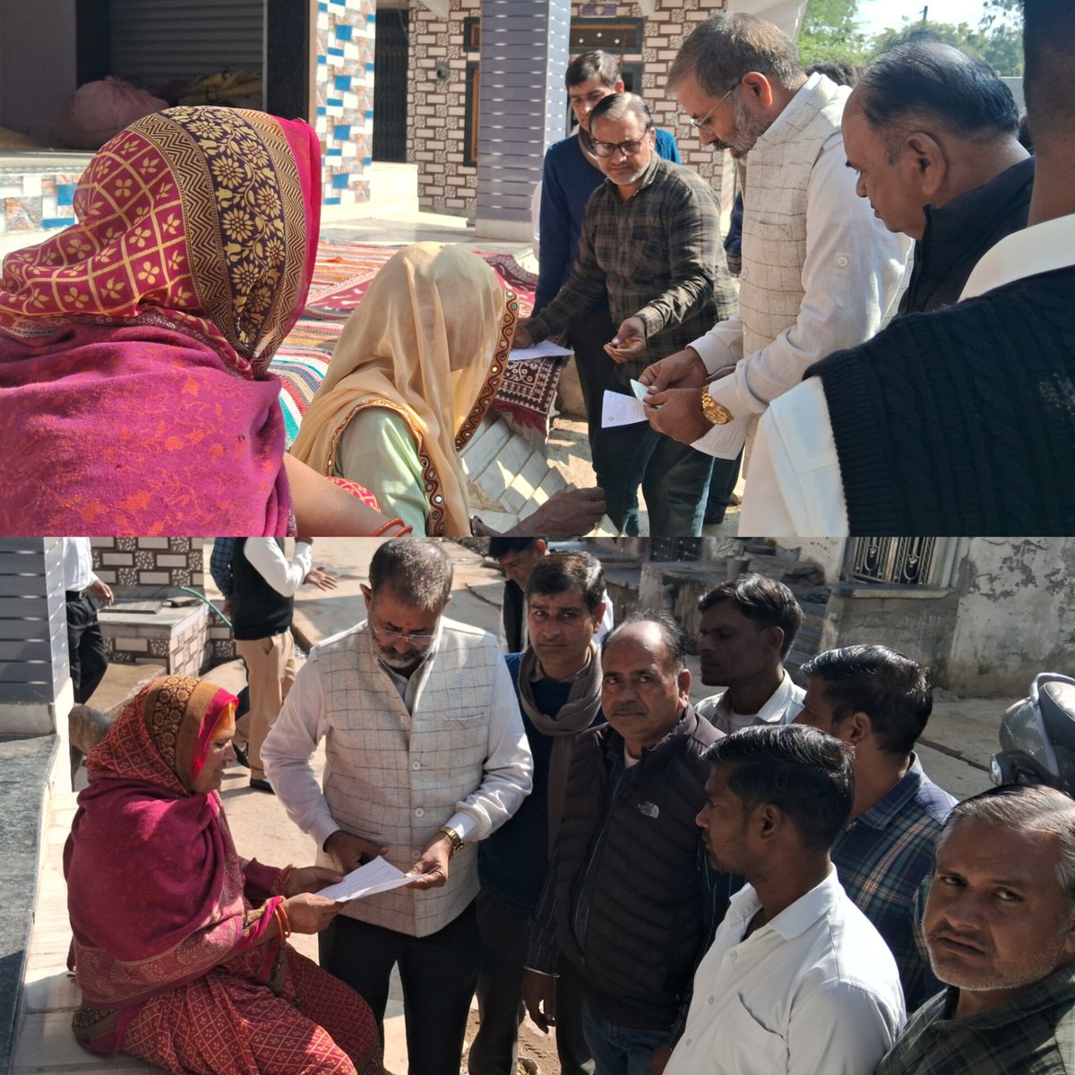 maansinghbarath's tweet image. #राजसमंद क्षेत्र के गिलूंड में प्रवास के दौरान चुनाव आयोग द्वारा युद्ध स्तर पर चल रहे राष्ट्रव्यापी अभियान #SIR की गतिविधियों को देखा एवं वहां के स्थानीय लोगों को मतदाता सूची गहन पुनरीक्षण के संबंध में विस्तार से जानकारी प्रदान की ,स्थानीय कार्यकर्ता अम्बा लाल जी ,अरुण जी मौजूद