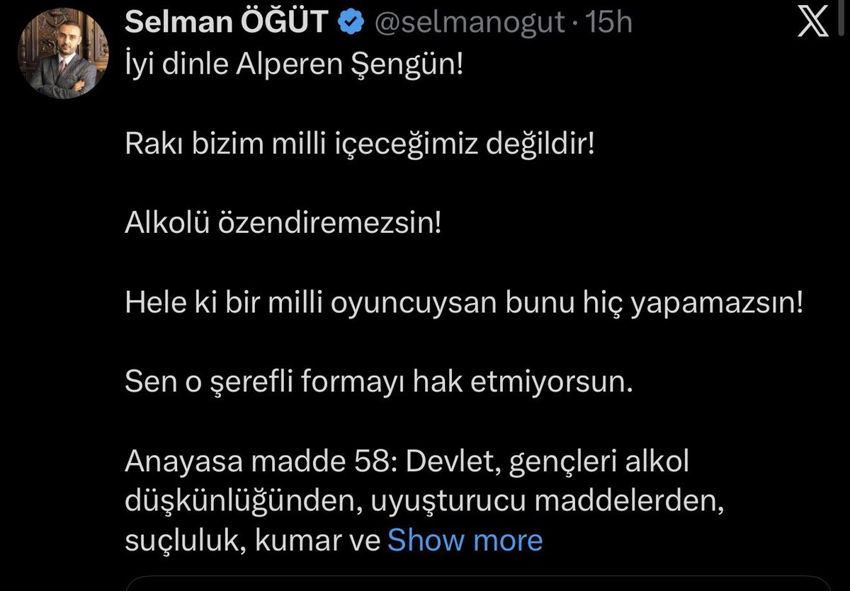 Okisjen israfından başka bir işe yaramayan bir eşyadan nasihat dinlerisin güzel ülkemde.