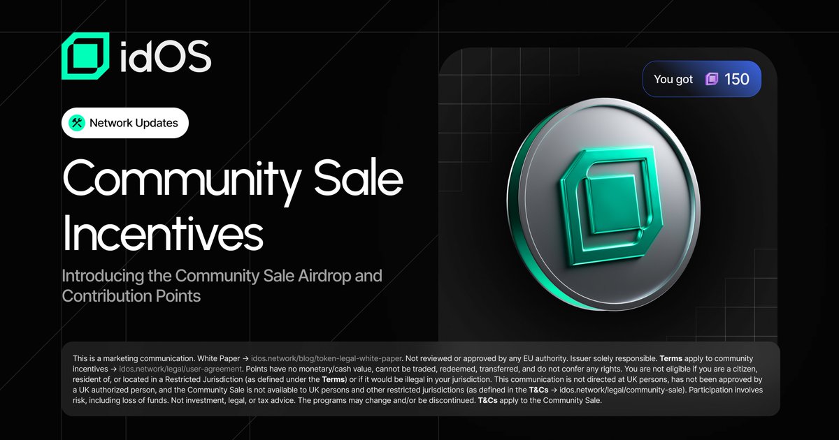 AnhBruce310's tweet image. Countdown is coming, November 24th, 1:00 PM UTC, iOS Community Promotion Contribution Stage, Have you completed KYC yet? Don&apos;t miss this great opportunity, this is the last way to increase your rank on the dashboard and own more $IDOS, @idOS_network.