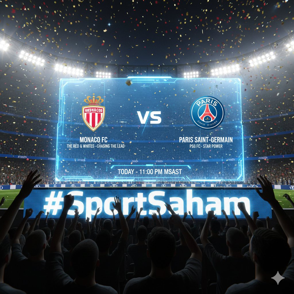 #سبحان_الله | #الحمد_لله | #الله_أكبر
🇫🇷 قمة الأسبوع في فرنسا! 🇫🇷
اليوم الجمعة تشتعل المنافسة في الدوري الفرنسي (ليغ 1) بمواجهة لا تقبل القسمة على اثنين: موناكو يستضيف باريس سان جيرمان! 💥
#صحم_سبورت #ليغ1 #موناكو_باريس_سان_جيرمان #كرة_عالمية