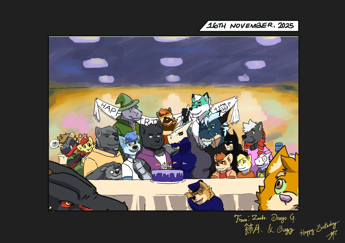 A birthday gift I made for someone. Really happy how this turned out x3