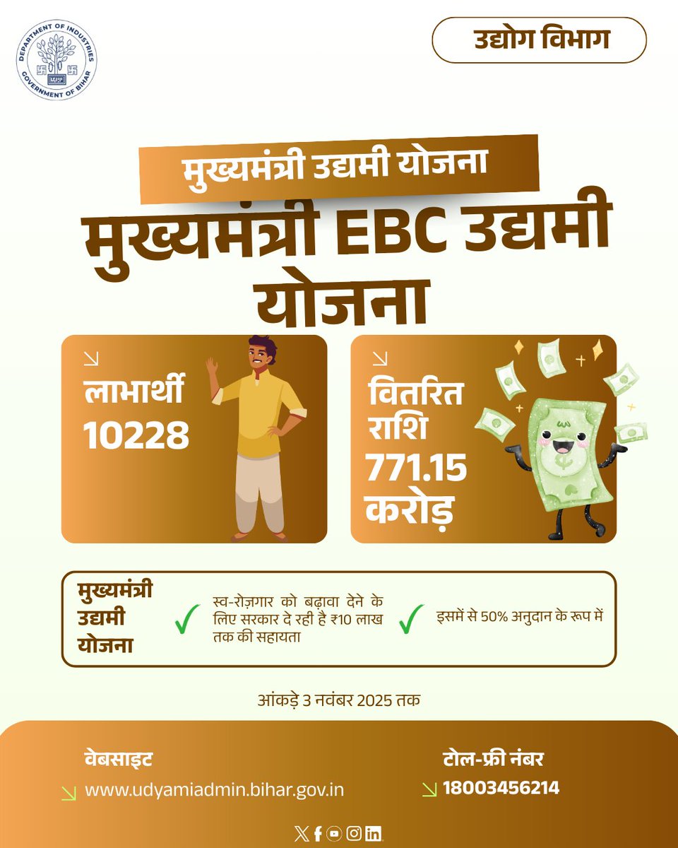 Department of Industries, Bihar tweet media