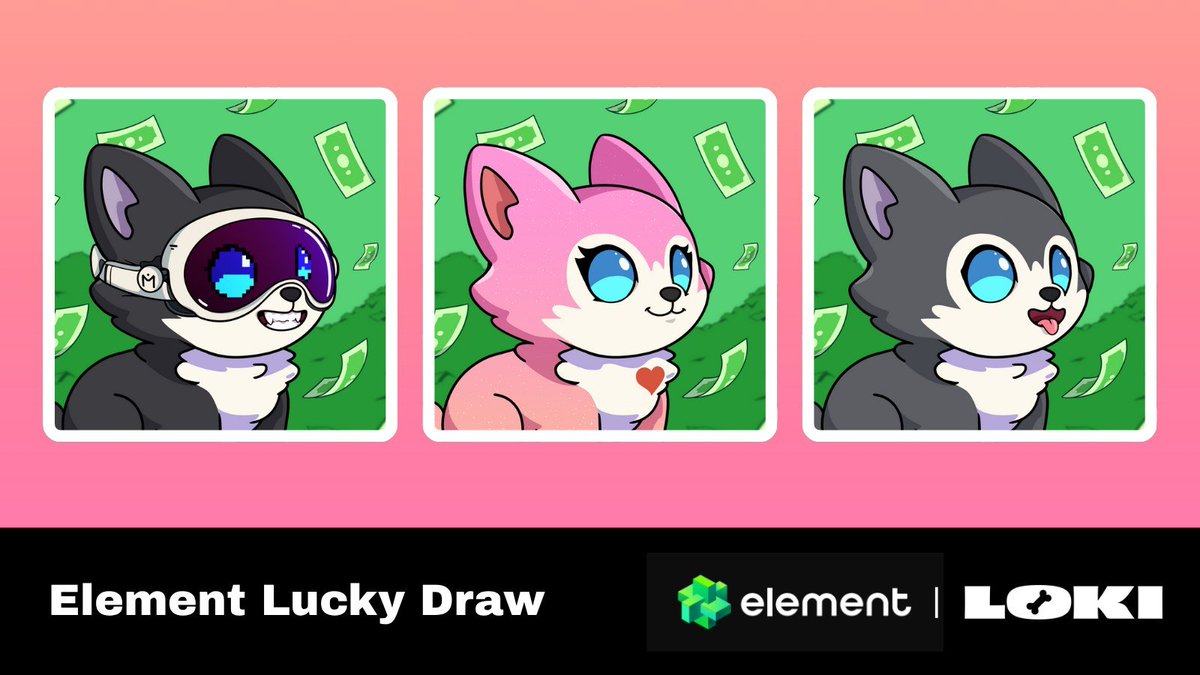 Element_Market's tweet image. 🌟Element Lucky Draw🌟

🎀Loki is about to make its debut! @LokiNFTInfo 
✨The 1st NFT on MANTRA EVM is ready to shine across the ecosystem.
💎Want to get in early? 50 WL spots are up for grabs exclusively on Element!💚

🔹 Event Period: Nov.21-Nov.27  3PM HKT
🔹 Enter Here:…