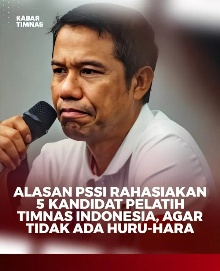 dsi_id's tweet photo. PSSI masih belum mengungkap lima kandidat pelatih Timnas Indonesia untuk menggantikna Patrick Kluivert. https://t.co/kyCN85MNE2