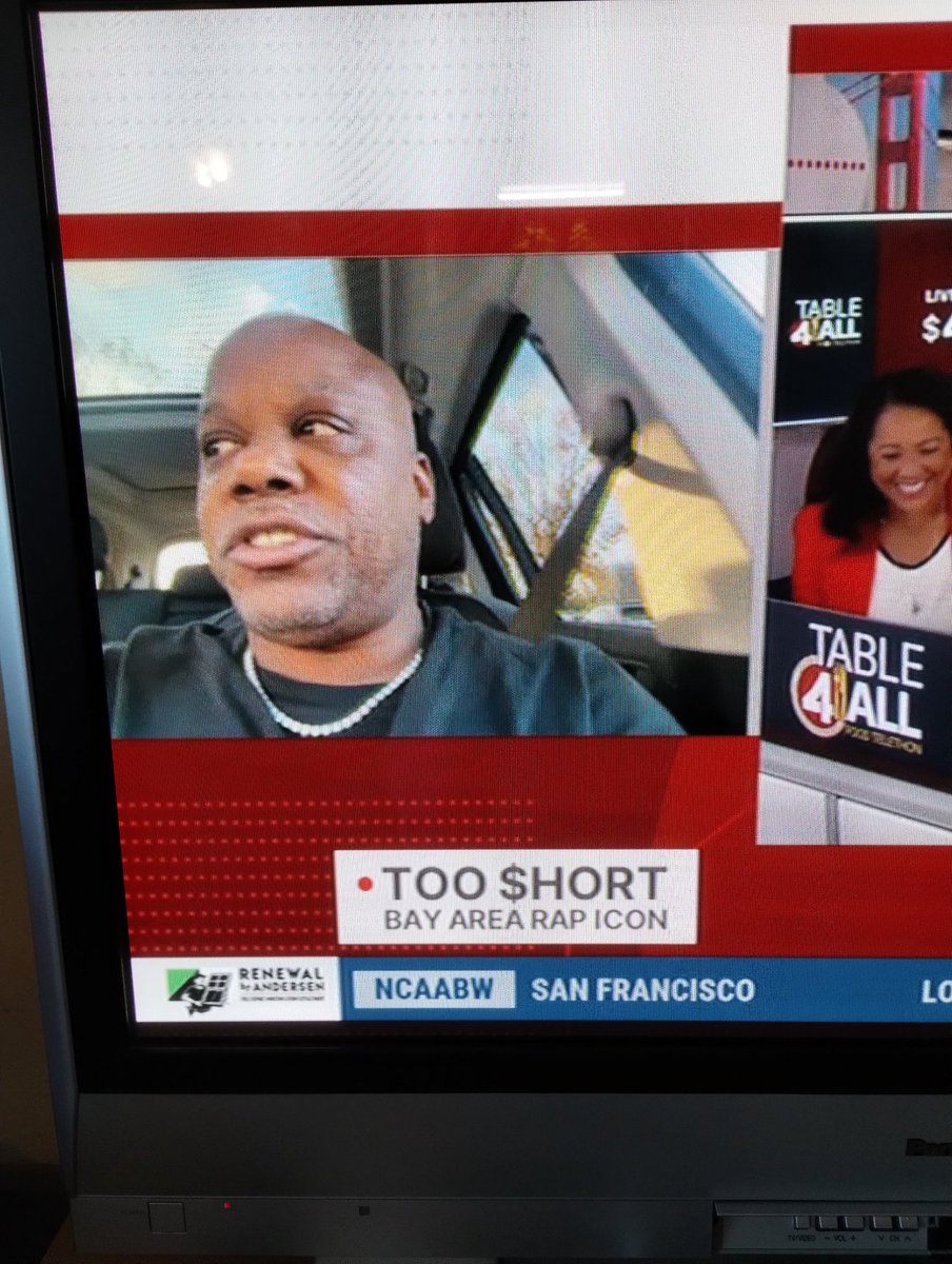 DannyOcchipinti's tweet image. Too Short talking to KRON news in his phone in his car 🚗 during their telethon Money raising money for food for people during the holidays.  They raised over $65,000 dollars.  #tooshort #kron