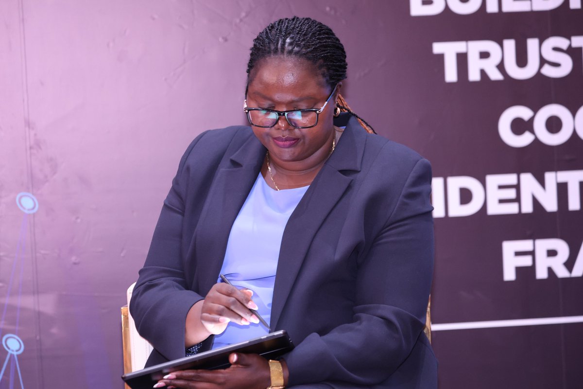 Panellists at session 1 <a href="/CBKKenya/">Central Bank of Kenya</a>'s Deputy Director for the Cyber Fusion Unit, Eunice Koiyani, <a href="/TESPOK_KENYA/">TESPOK - KENYA</a>'s CEO, Fiona Asonga, Col. (Dr.) James Kimuyu -Director, National Computer &amp; Cybercrimes Coordination Committee Secretariat &amp; Emmanuel Kata – Secretary ICT <a href="/MoICTKenya/">Ministry of Info, Comms & The Digital Economy KE</a>