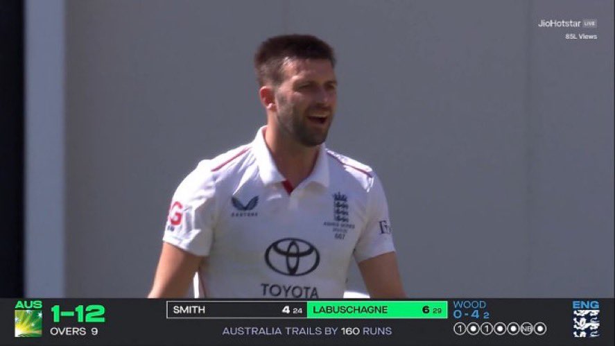 MARK WOOD’S 2ND OVER:

151.1kmph. 
150.9kmph. 
150kmph. 
151.5kmph. 
148.7kmph. 
150.6kmph. 
150.3kmph.