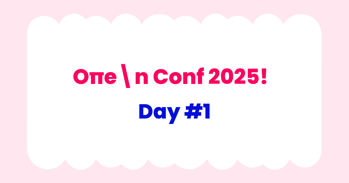 LenaLekkou's tweet image. Oπe\n Conf 2025 Day 1 is officially underway! 
So happy to be here and see so many familiar faces. Let&apos;s do this! 
#OpenConf #OpenConf2025