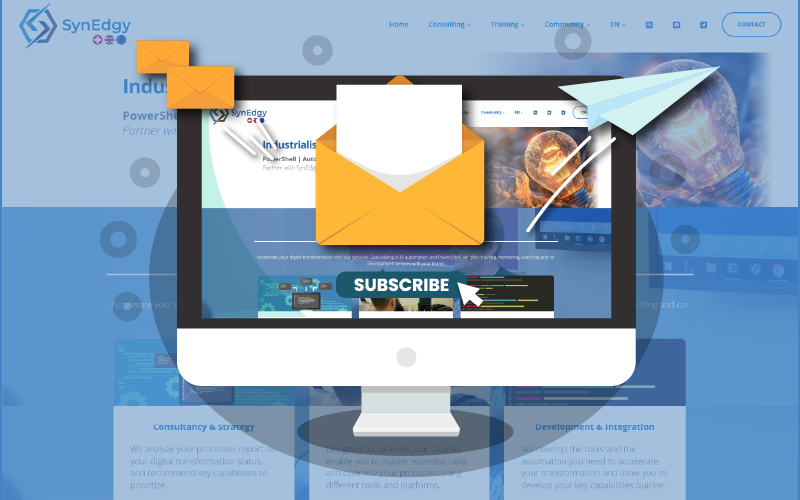 SynEdgy's tweet image. 🚀 Into #PowerShell, #DevOps, #IT #automation, PowerShell user groups and #PSConfEU?
📬 Subscribe via our homepage footer or at the end of any blog post to get our latest updates → synedgy.com
No spam. Just solid content.
#SysAdmin