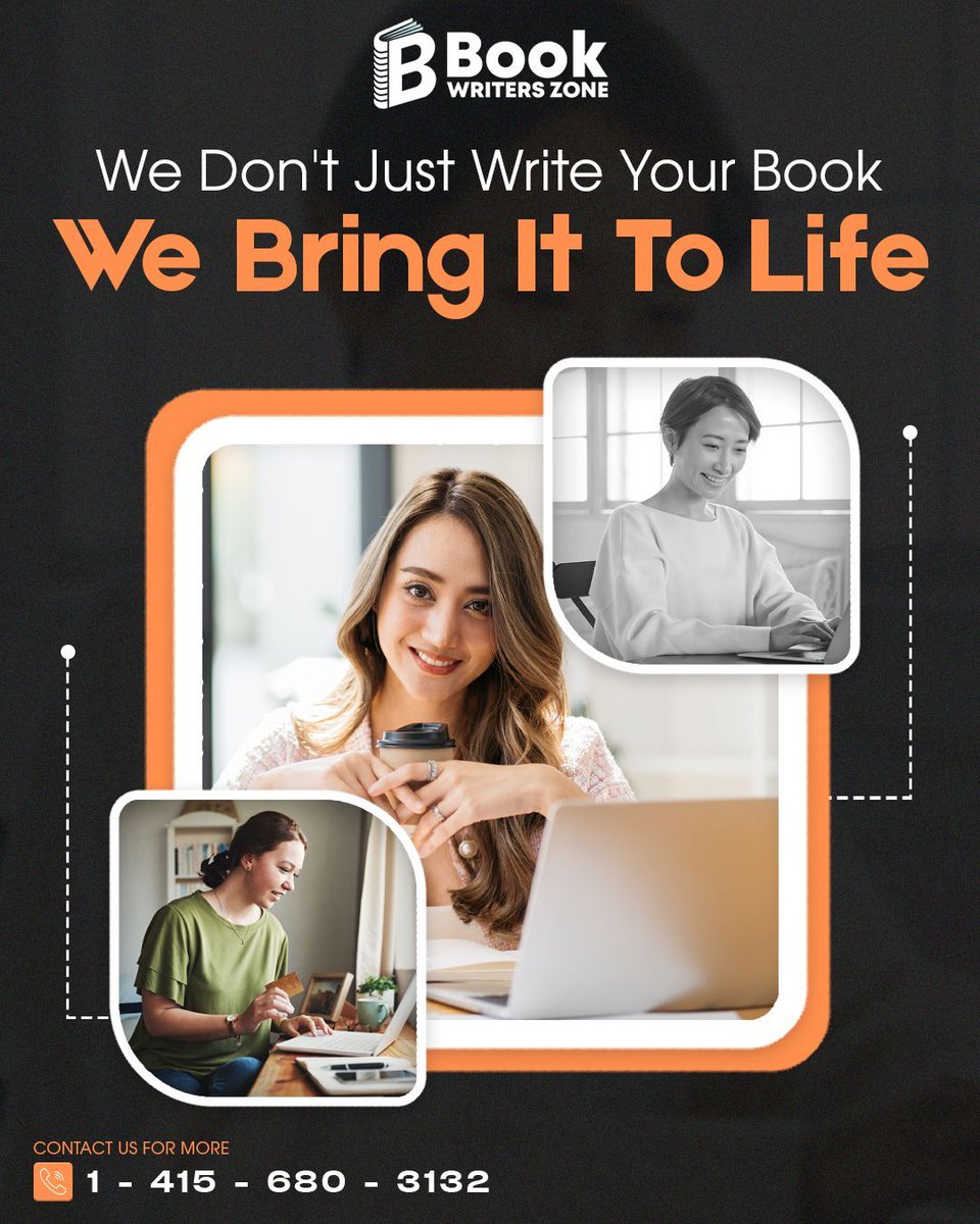 bookwriterszone's tweet image. Your story deserves more than words — it deserves emotion, depth, and impact. At Book Writers Zone, we infuse life into every page, transforming your idea into a masterpiece. 🌟
👉 Bring your story to life: bookwriterszone.com
#BookWritersZone #ProfessionalGhostwriting #Story