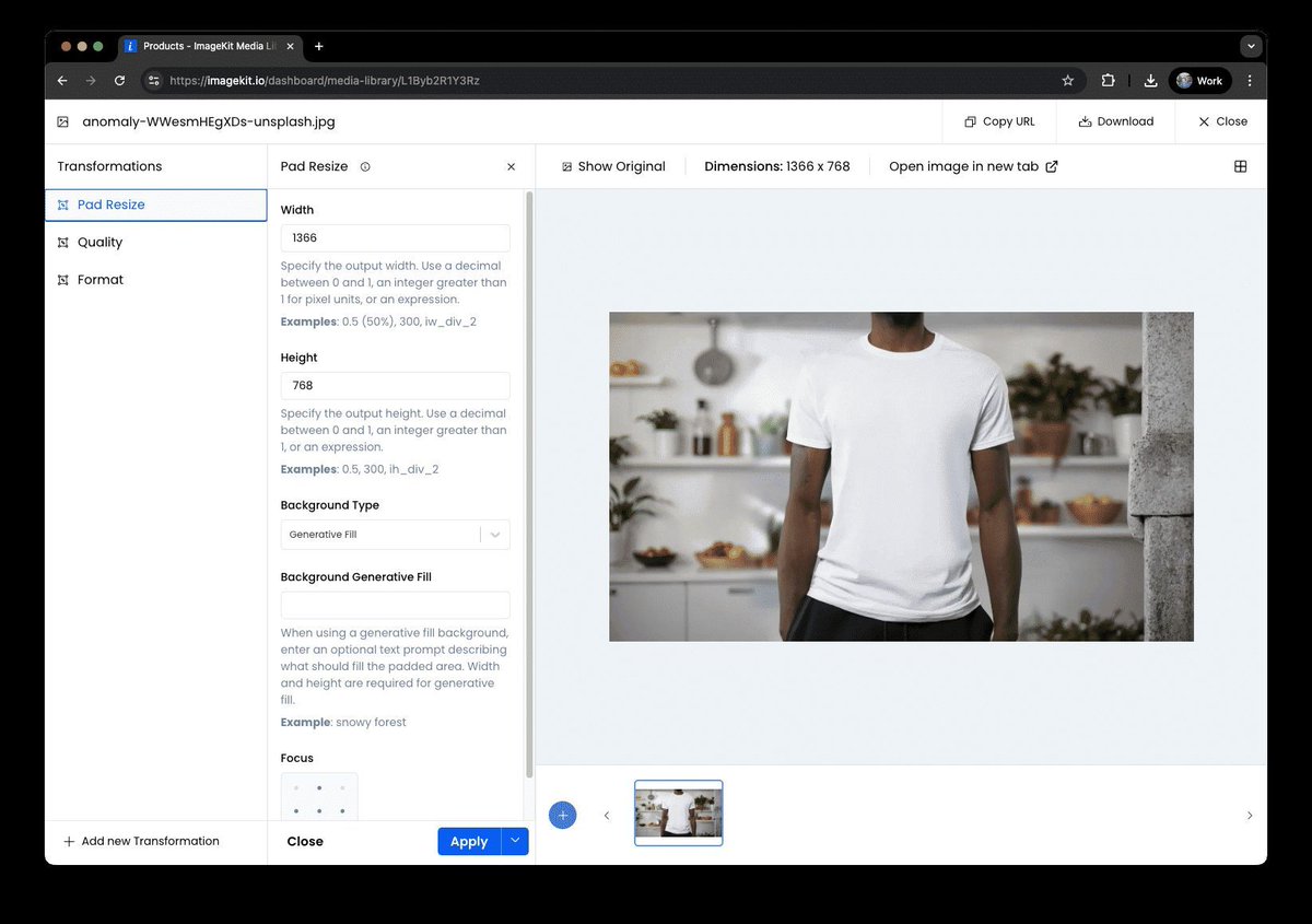 ImagekitIo's tweet image. You don’t need another image editor. 
You need image editing that lives where your assets already do. ✅ 

Meet the brand-new ImageKit Editor, a browser-based workspace that brings AI-powered editing and ImageKit’s URL-based transforms right inside your media library. Now,…
