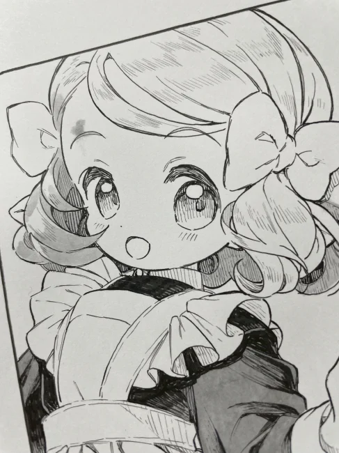 完成目前で🩷ホリーちゃん🩷の眉毛をやってしまいました。 