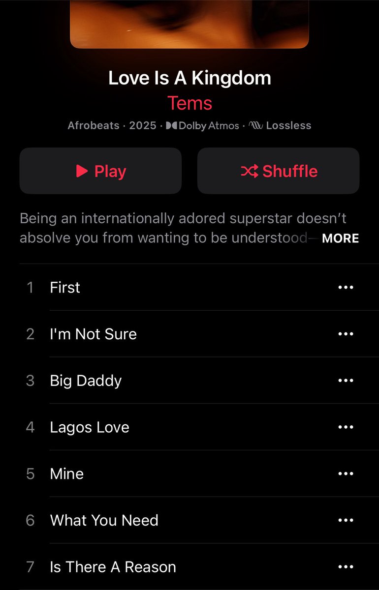 afrocultur's tweet image. TEMS DROPPED A SURPRISE EP😳
 “LOVE IS A KINGDOM”

OUT NOW🚨