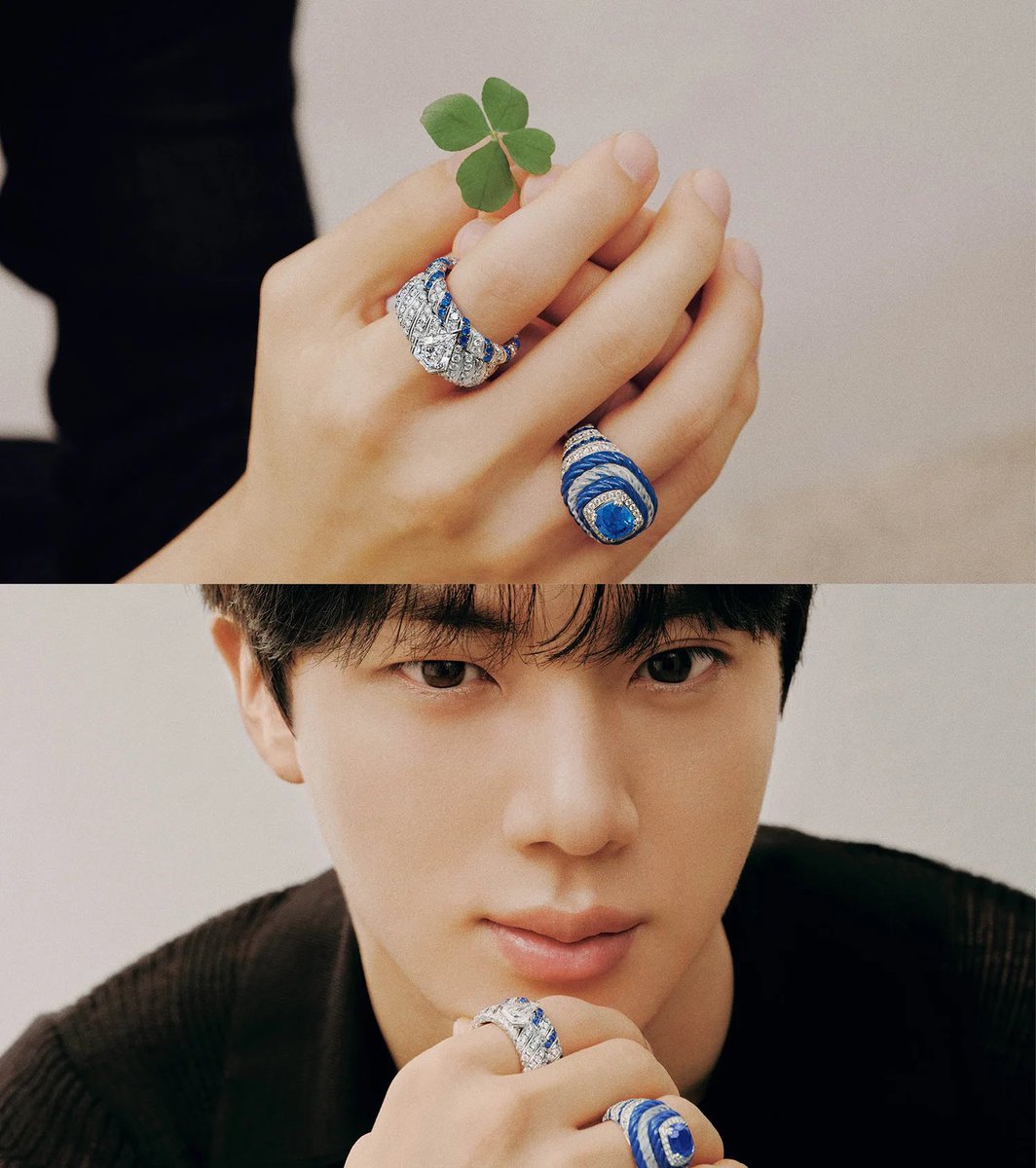 BTS　JIN　RING(L) BTS's Jin surprises RM with a luxury french jewelry ring on RM's