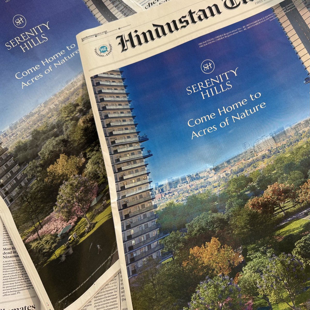 akekick's tweet image. インドにもマンションポエムあるのかも