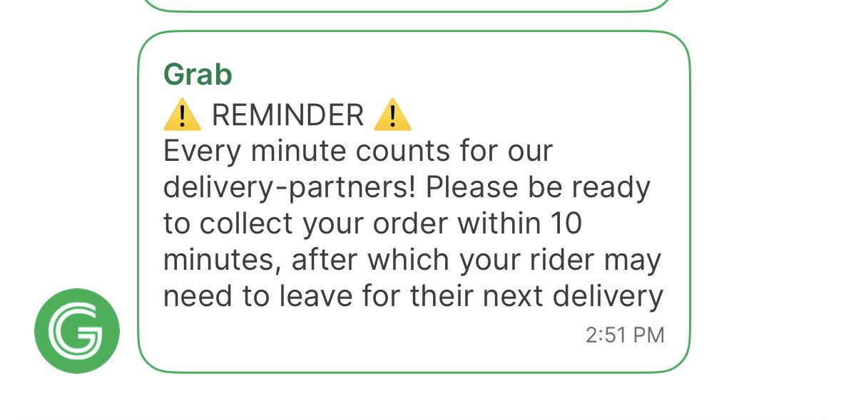drodano's tweet photo. Really??? @grabph  when  often the case it is the merchant and delivery  who are often delayed. And 10 mins you say? This is rich coming from GRAB. https://t.co/du6ywtyc8f
