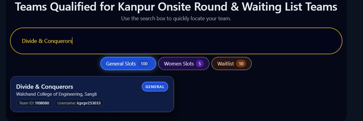 Quanta_6023's tweet image. ICPC Prelims ✅
Got Selected for both Amritapuri And Kanpur regionals.

#ICPC #Competition #CompetitiveProgramming #Coding